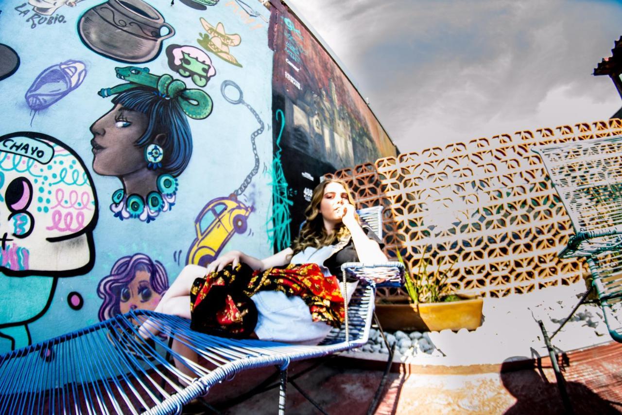 Gente De Mas Hostel Puebla Eksteriør billede