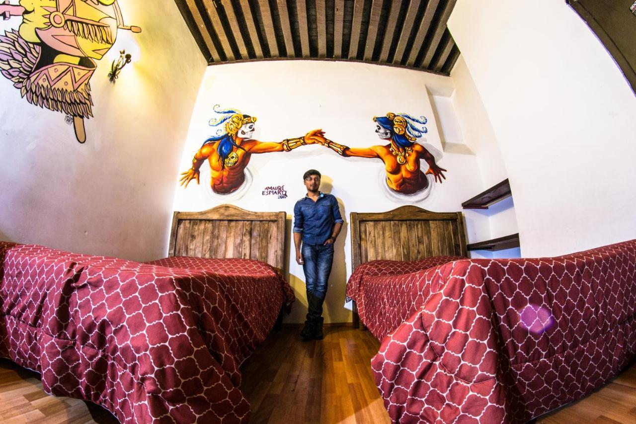Gente De Mas Hostel Puebla Eksteriør billede