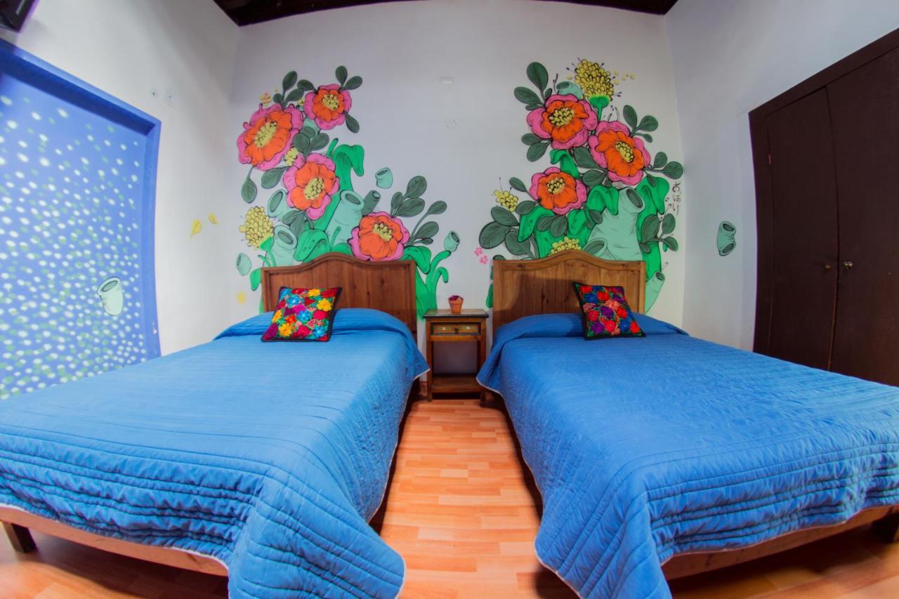 Gente De Mas Hostel Puebla Eksteriør billede