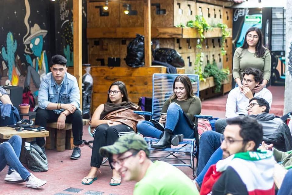 Gente De Mas Hostel Puebla Eksteriør billede