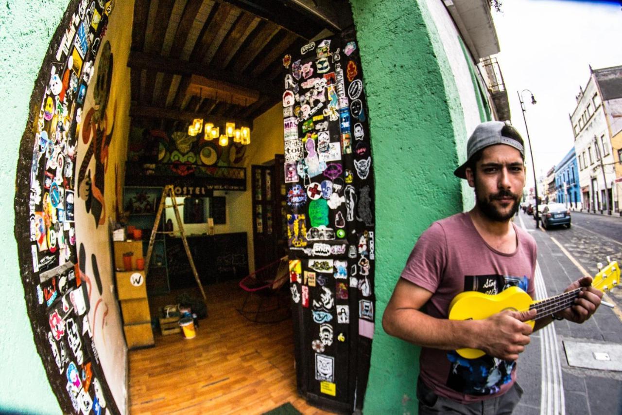 Gente De Mas Hostel Puebla Eksteriør billede