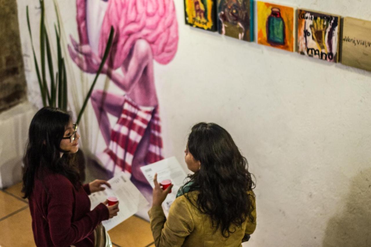 Gente De Mas Hostel Puebla Eksteriør billede