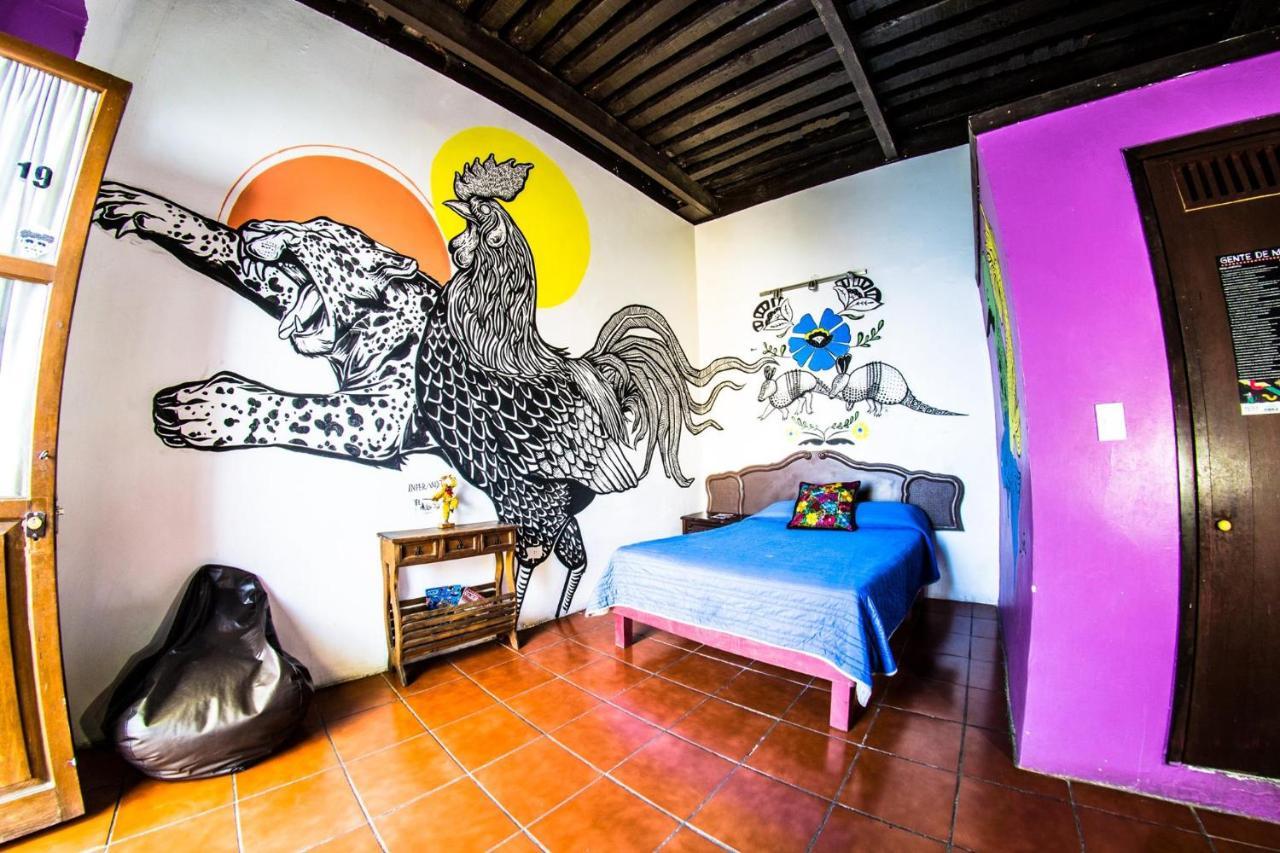 Gente De Mas Hostel Puebla Eksteriør billede